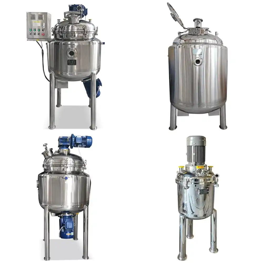 Soap Making Ins - Elektrische verwarmingsmengtank vloeibare zeepmaakmachine roestvrijstalen reactortank