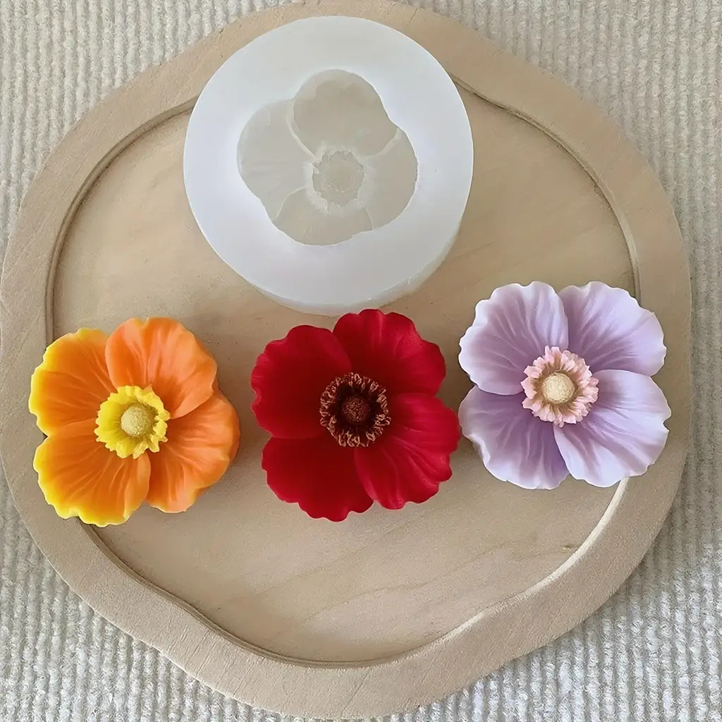 Soap Making Gifts - Bloemvormige siliconen kaarsvorm, kan worden gebruikt