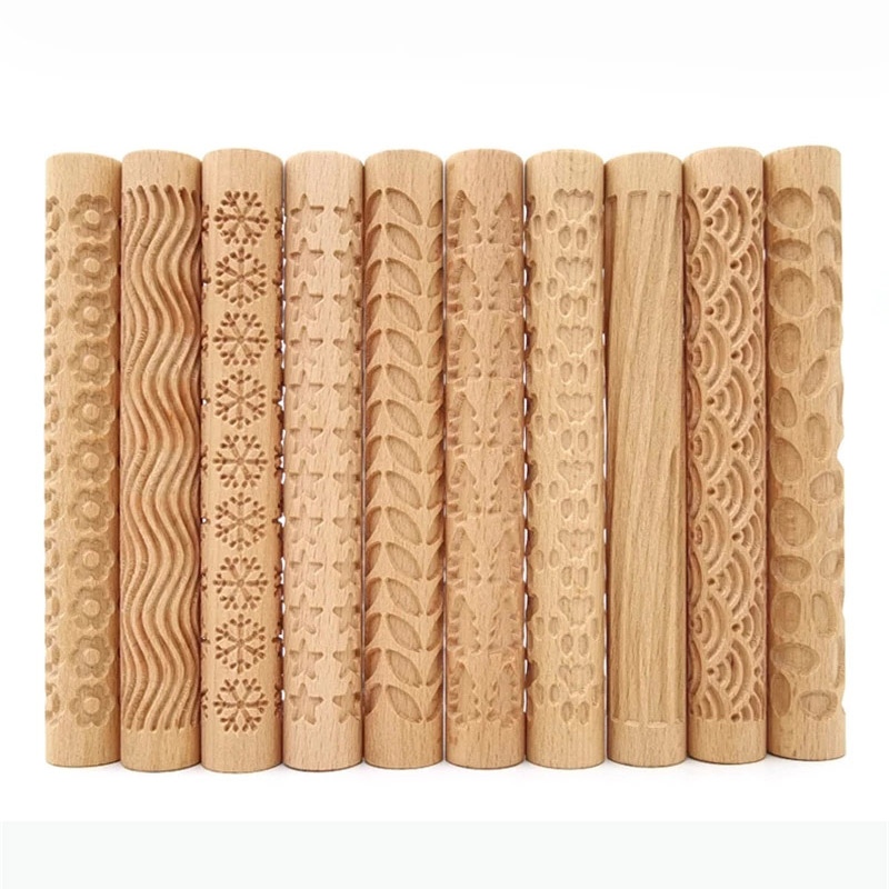 Houten textuur deegroller kera - Soap Making Kit For Beginners recensie en prijs
