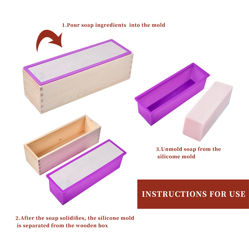Rechthoekige siliconen zeepvor - Soap Making Kit For Beginners recensie en prijs