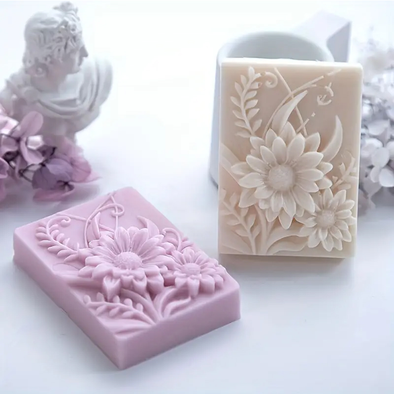 3D Bloem Vierkante Zeep Silico - Soap Making Instructions recensie en prijs