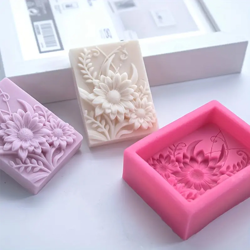 3D Bloem Vierkante Zeep Silico - Soap Making Instructions recensie en prijs