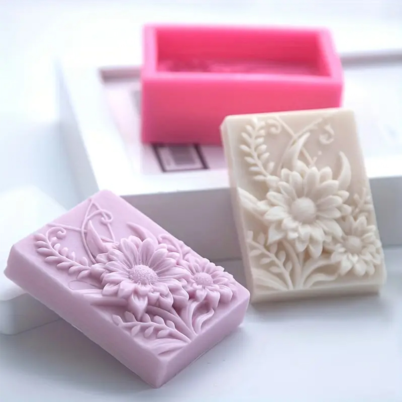 3D Bloem Vierkante Zeep Silico - Soap Making Instructions recensie en prijs