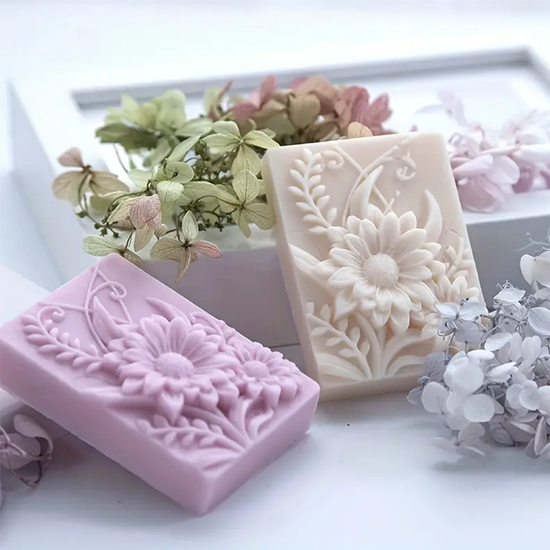 3D Bloem Vierkante Zeep Silico - Soap Making Instructions recensie en prijs