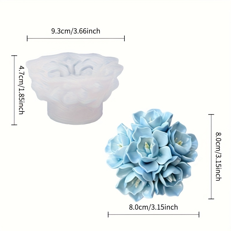 1 siliconen mal voor hortensia - Soap Making Instructions recensie en prijs
