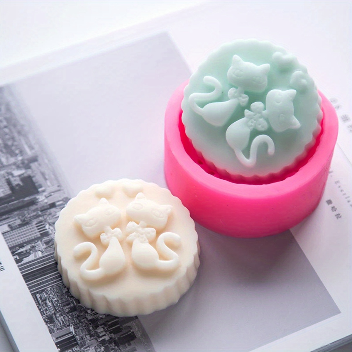 1-delige siliconen kattenvormi - Soap Making Instructions recensie en prijs