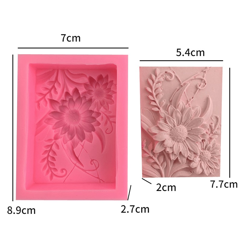1pc 3D Vierkante Roos Bloem Si - Soap Making Kit For Beginners recensie en prijs