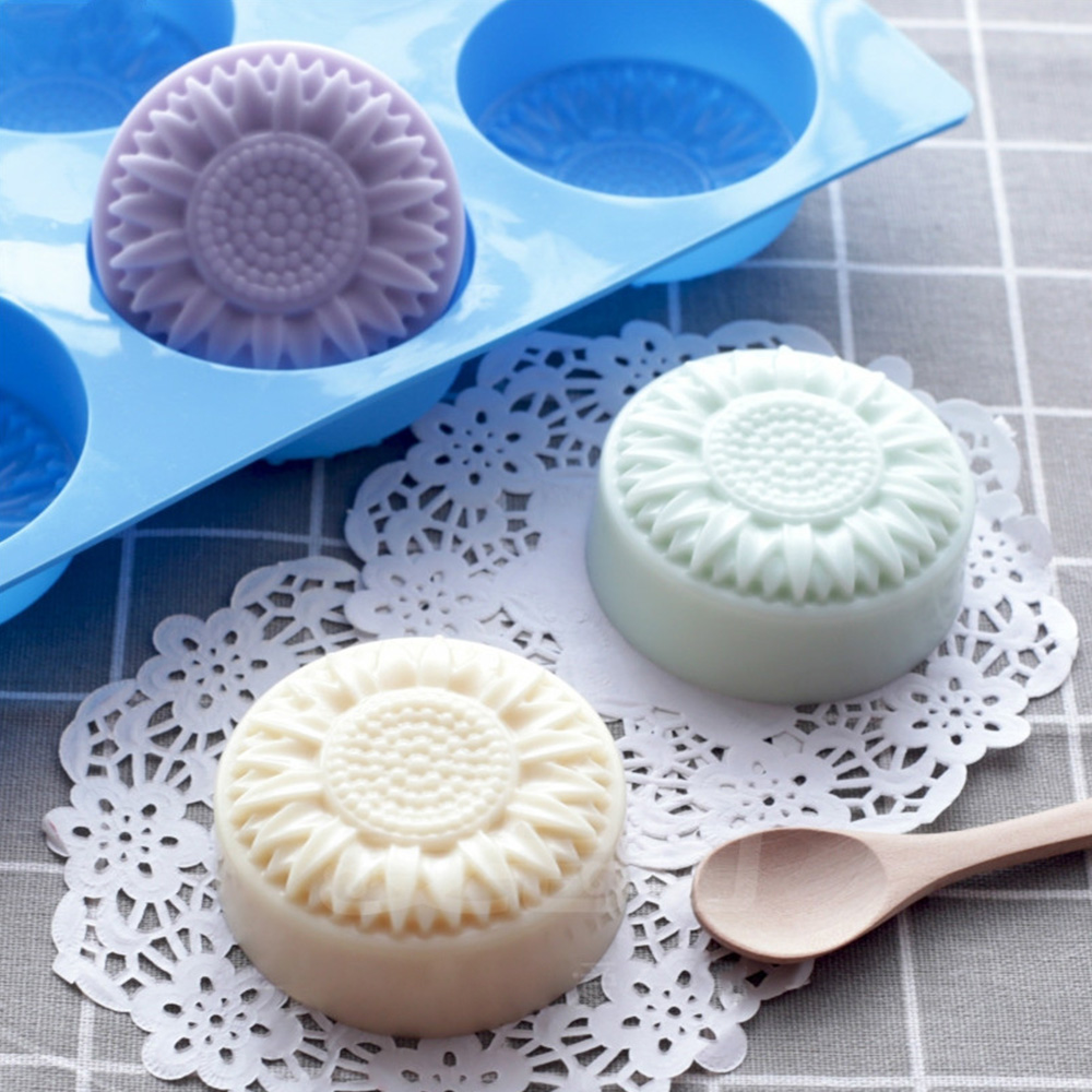 6 Holte Siliconen mallen Bloem - Soap Making Kit For Beginners recensie en prijs