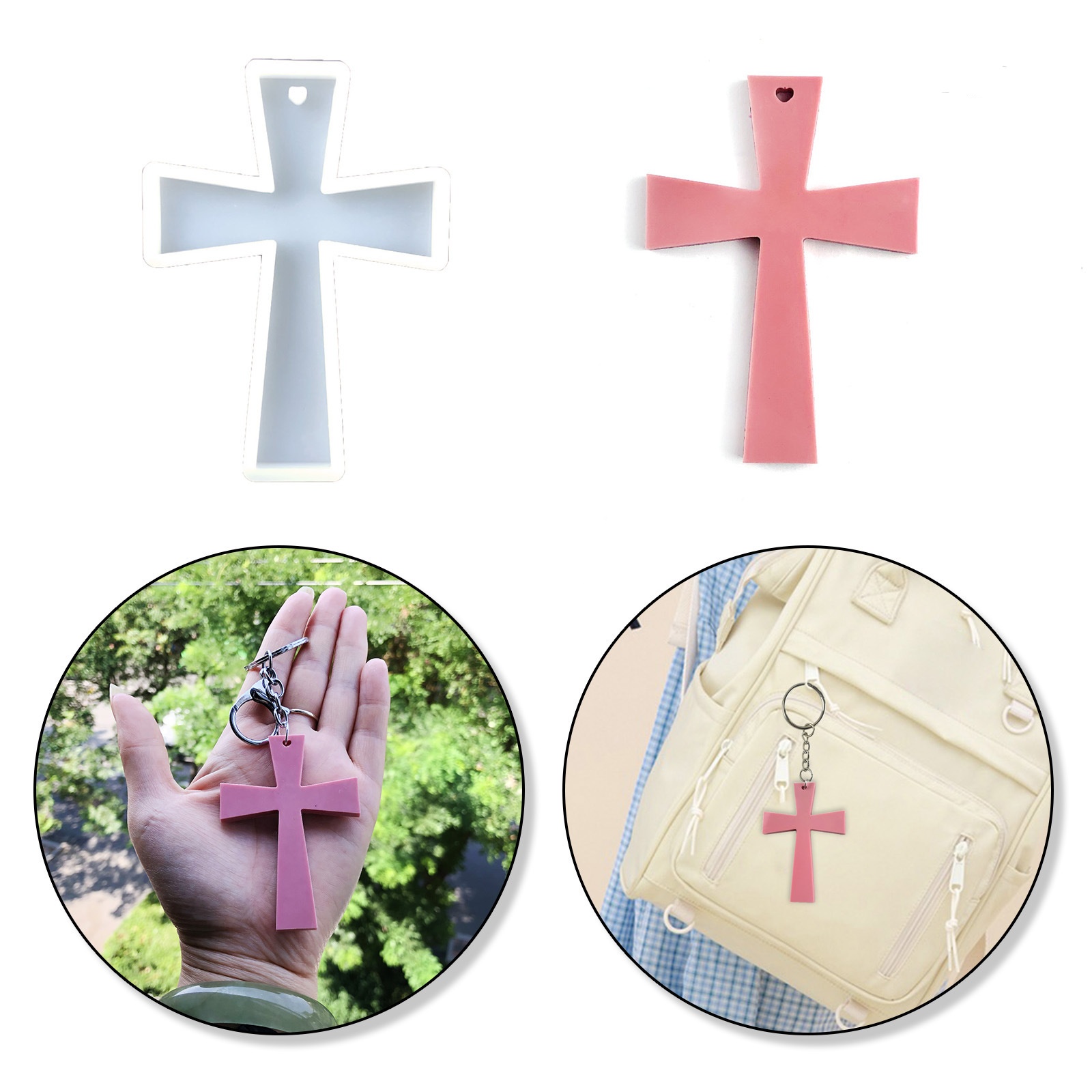 Siliconen mal zegen kruis DIY  - Soap Making Diy Kit recensie en prijs