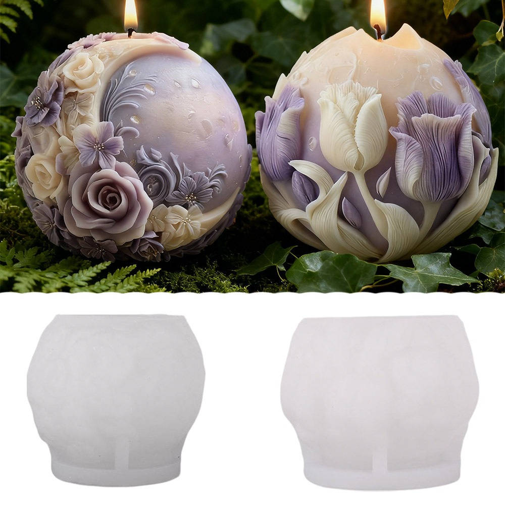 Maanroos Tulp Bal Kaars Silico - Soap Making Gifts recensie en prijs