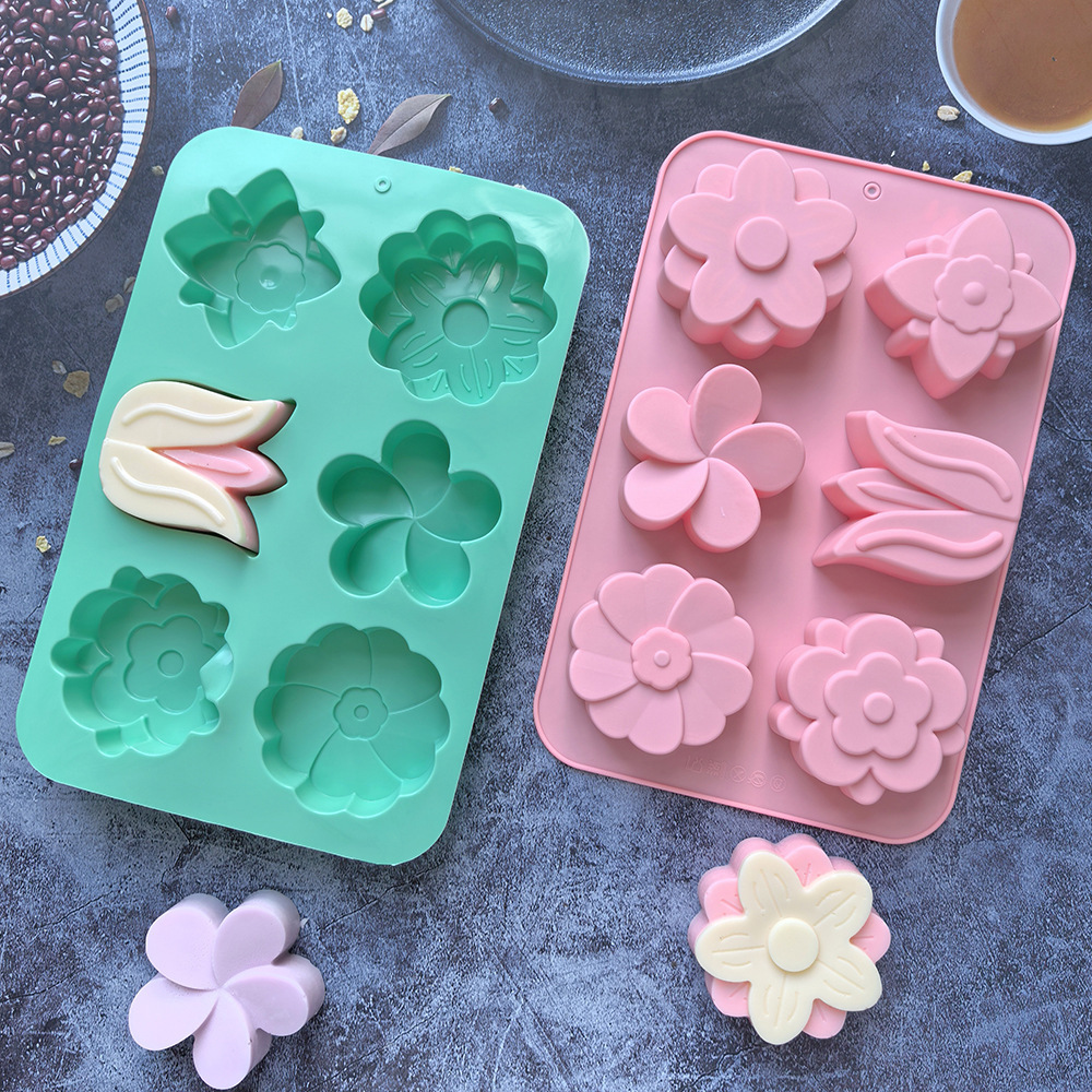 Soorten siliconen bloemvormen, - Soap Making Instructions recensie en prijs